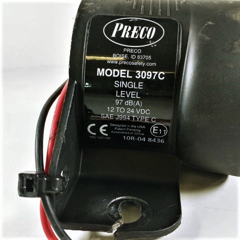 Preco 3097C Back-Up Alarm *Damaged* (4635800207446)