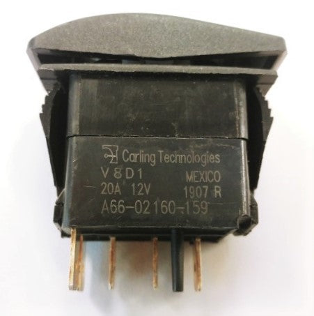 Freightliner Tarp, 3PM, Rocker Switch - P/N: A66-02160-159 (4641647427670)