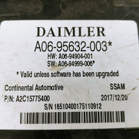 Freightliner Daimler 12 Version Config. Body Controller 'Damaged' P/N  A06-95632-003 (4508154724438)