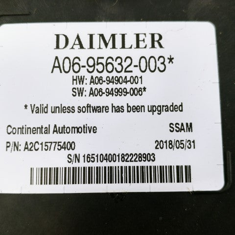 Freightliner Daimler 12 Version Config Body Controller P/N - A06-95632-003 (4508154986582)