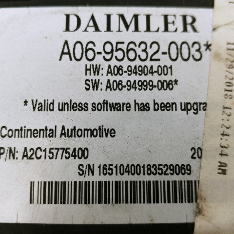 -Freightliner Daimler 12 Version Config Body Controller P/N  A06-95632-003 (4508155117654)