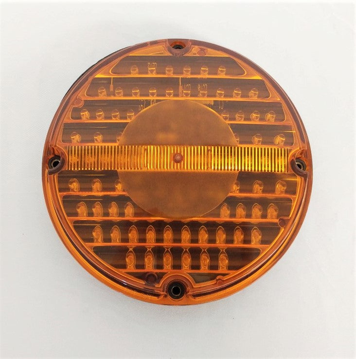 Dialight 70 Series 7" Round Amber Refuse LED Warning Light - P/N: AI6S2T2P3 96 (6741924642902)