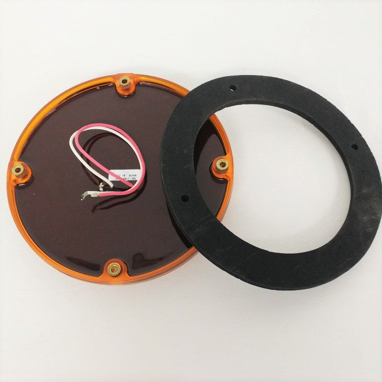 Dialight 70 Series 7" Round Amber Refuse LED Warning Light - P/N: AI6S2T2P3 96 (6741924642902)