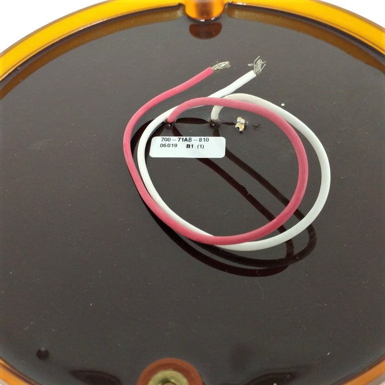 Dialight 70 Series 7" Round Amber Refuse LED Warning Light - P/N: AI6S2T2P3 96 (6741924642902)