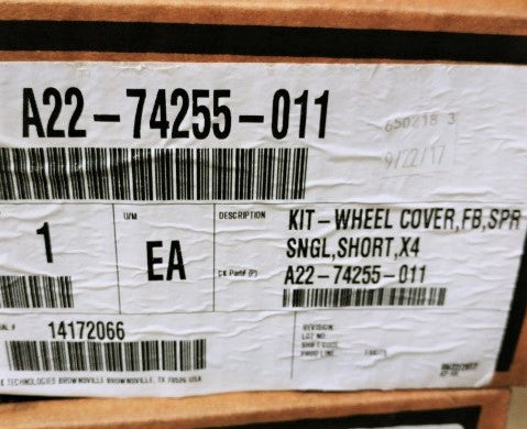 Flow Below Black Wheel Cover Kit P/N: A22-74255-011 (4652611600470)