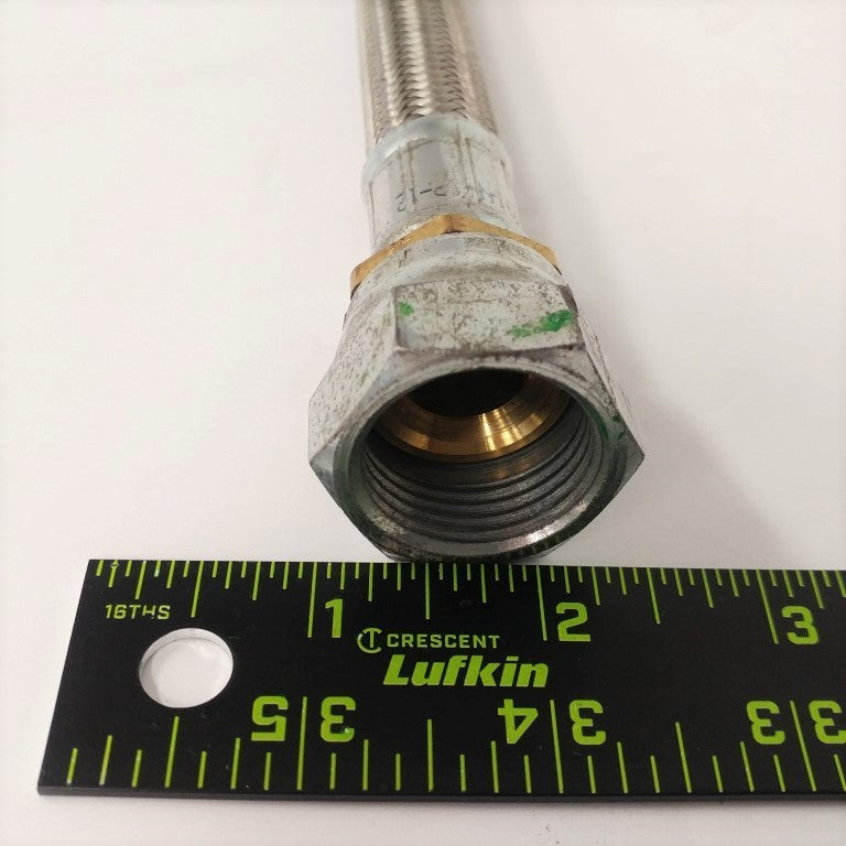 Parker 96" 91912 PTFE Stainless Steel Braid Hose w/ 11/16"