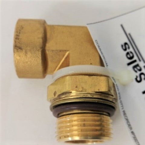 M 27, 90 Deg. Elbow, 3/4" Heater  Fitting - P/N: 23-13871-000 (6572386582614)