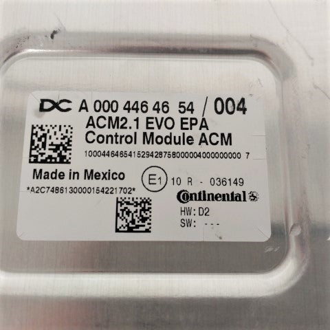 Continental 2.1 D2 Aftertreatment Control Module - P/N: A 000 446 46 54 / 004 (3939684810838)