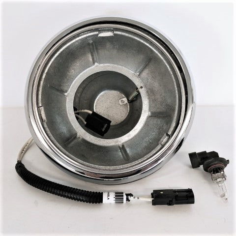 Used Hella 7" Round H4 Headlight Assy - 50R-00334, 1017INC, 302-111 145 (4743310049366)