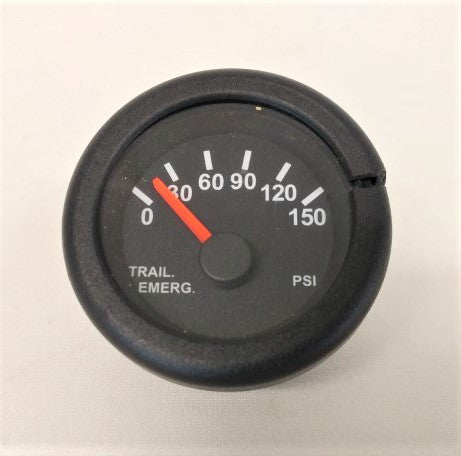 Damaged Black Trailer Emergency PSI Gauge - P/N: A22-71454-000 (6584493637718)