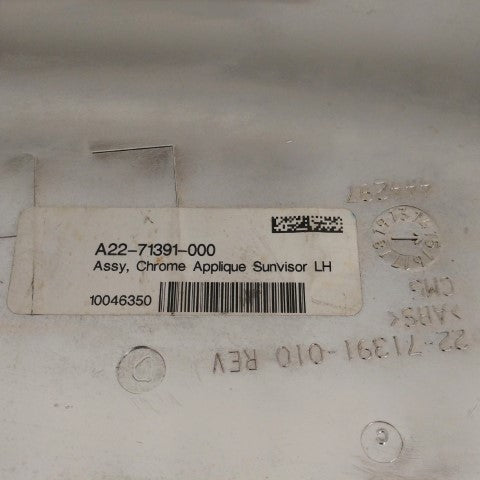 Western Star LH Sun Visor Cover - P/N   A22-71391-002 (4802898296918)