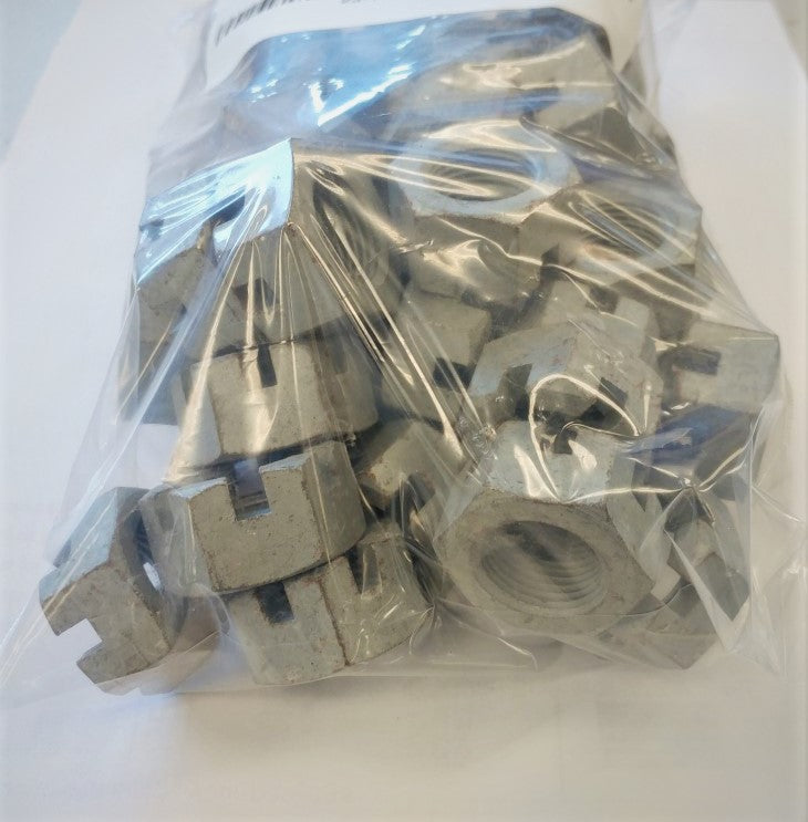 *Lot of 50* Facil 3/4"-16 Grade 5 Slotted Castle Hex Nut - P/N: 23-14029-001 (6776087969878)