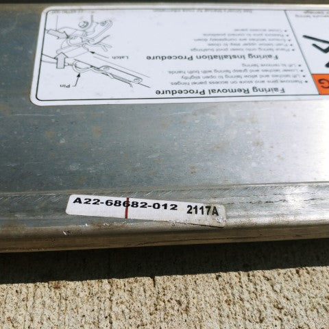 Used Freightliner 125 Hinged Door Kick Plate - P/N  A22-68682-012 (4789497135190)