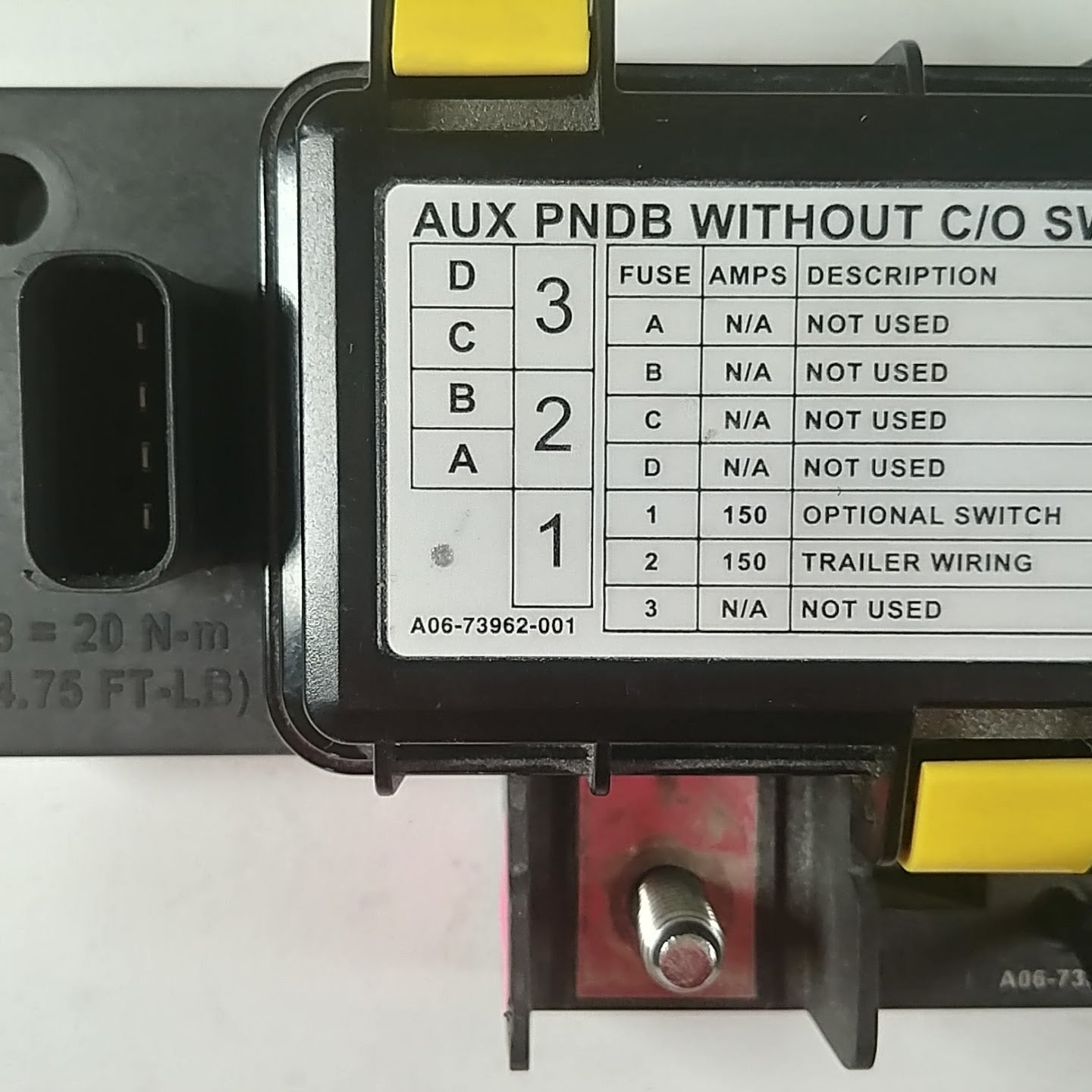 Littelfuse Aux PNDB Without C/O Switch by Sterling  A06-73962-001, A66-03713-001 (3939712991318)