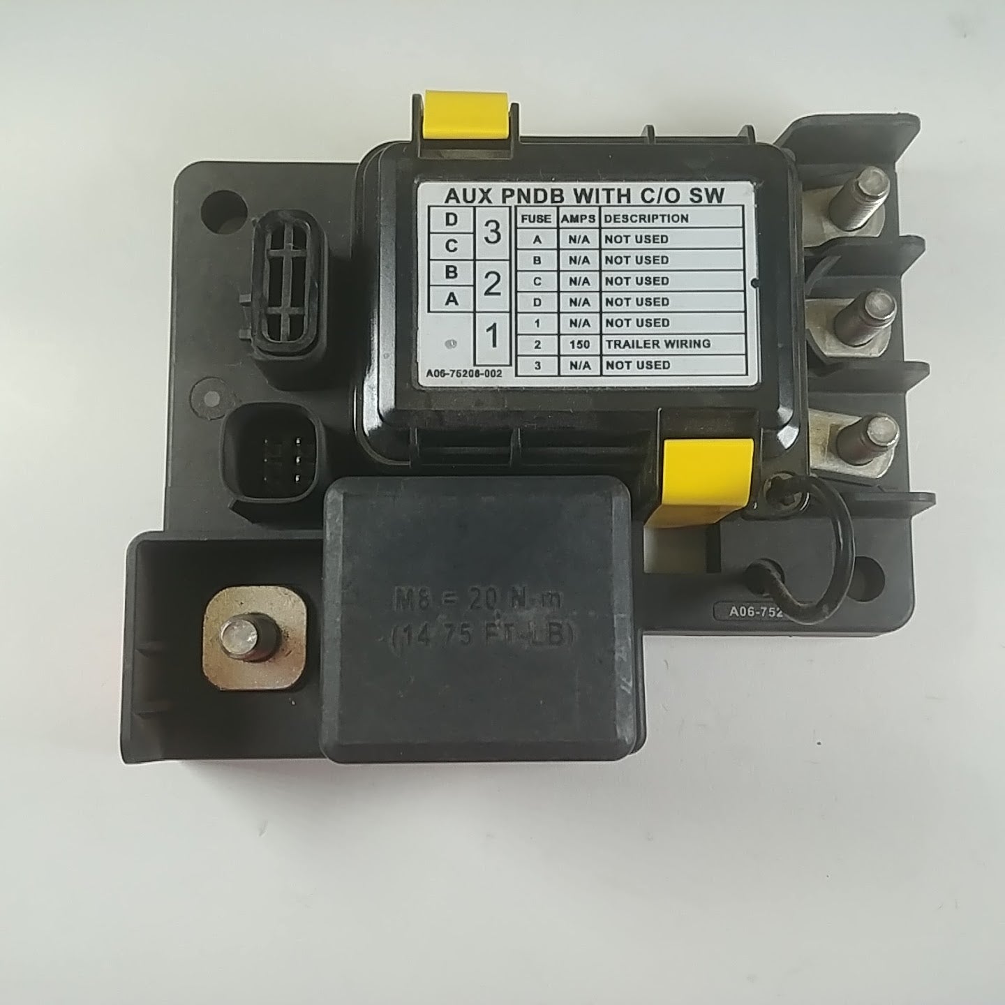 Littelfuse Power Harness Junction Box Aux. PNDB w/ A06-75208-002, A66-03715-002 (3939714564182)