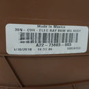 Used Brown Electrical Bay Woodgrain Cover - P/N  A22-73803-003 (6611154272342)