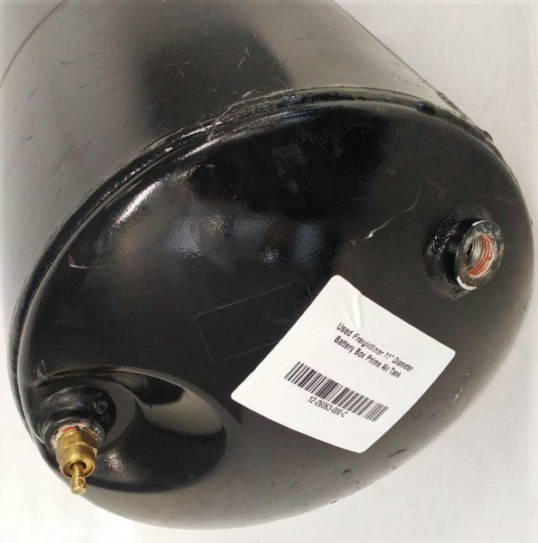 Used Freightliner 11" Diameter Battery Box Prime Air Tank - P/N  12-26063-000 (6794207789142)