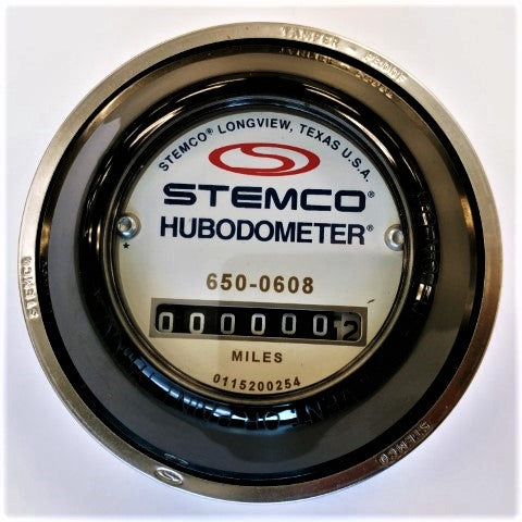 New Stemco Mechanical Hubodometer, Displays Miles- P/N  650-0608 (4846828650582)