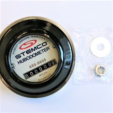 New Stemco Mechanical Hubodometer, Displays Miles- P/N  650-0608 (4846828650582)