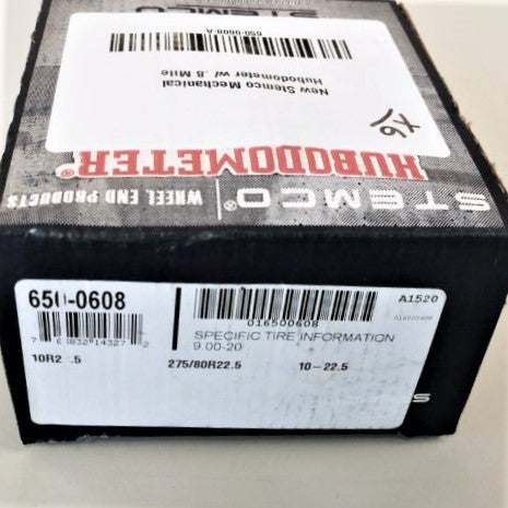 New Stemco Mechanical Hubodometer, Displays Miles- P/N  650-0608 (4846828650582)