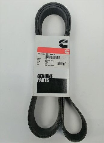Genuine Cummins OEM V Ribbed Belt - Engine Belt - P/N  3978280 (3993907920982)