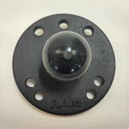 Ram Mounts 2.5" Round Base with AMPS Hole Pattern - Size B - RAM-B-202 (4023646158934)