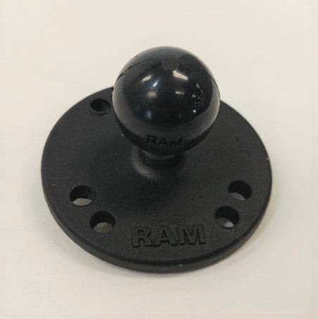 Ram Mounts 2.5" Round Base with AMPS Hole Pattern - Size B - RAM-B-202 (4023646158934)