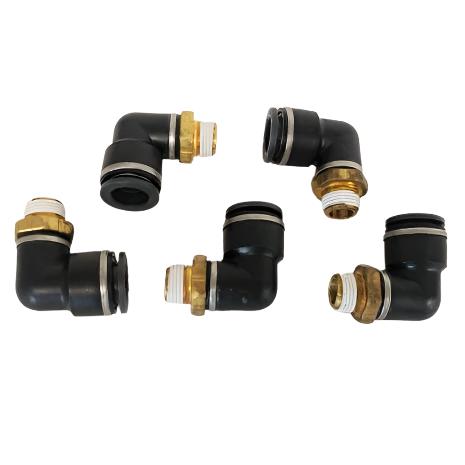 *Pk of 5* SMC 3/8" MPT to 5/8" NT PTC 90 Elbow - P/N: SMC KV2L15 36S (6624254525526)