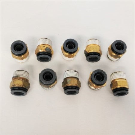 *Pk of 10* SMC 1/2 MPT to 1/2 NT Straight Connector - P/N  SMCKV2 H13 37S (6625620131926)