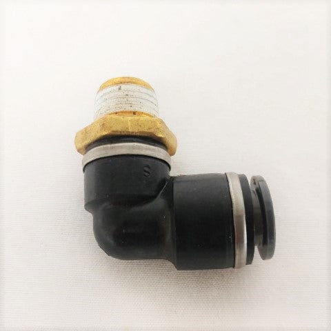 *Pk of 10* SMC 1/4 MPT to 3/8 NT PTC 90 Elbow - P/N  SMC KV2L11 35S (6785098252374)