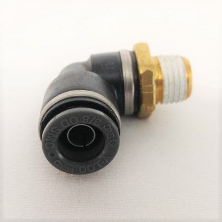 *Pk of 10* SMC 1/4 MPT to 3/8 NT PTC 90 Elbow - P/N  SMC KV2L11 35S (6785098252374)