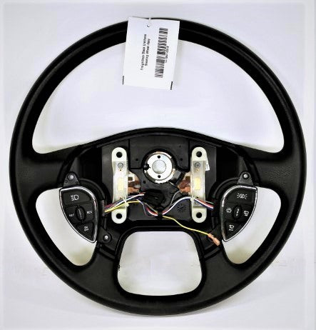 Freightliner Black Urethane Steering Wheel Assy - P/N: 14-15941-000 (4877854802006)