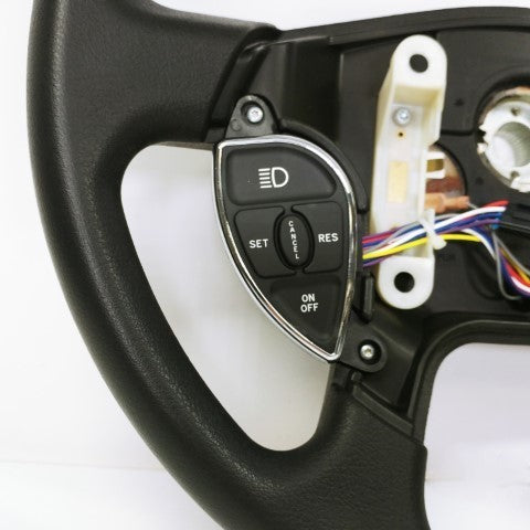 Freightliner Black Urethane Steering Wheel Assy - P/N: 14-15941-000 (4877854802006)