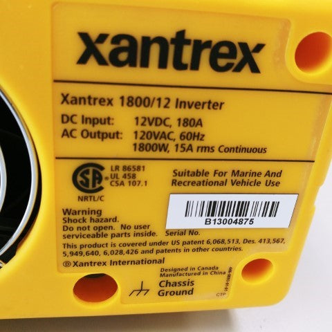 Xantrex PROsine Power Inverter 1800i (4884947664982)