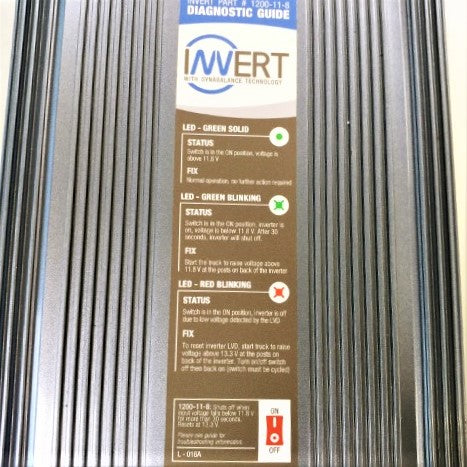 Purkeys  DC To AC 1500 Watt Power Inverter - 1200-11-8 (4886117941334)