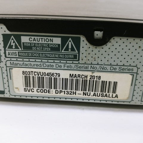 Used LG DVD Player w/ USB Direct Recording and HDMI Output - DP132H (4888071831638)