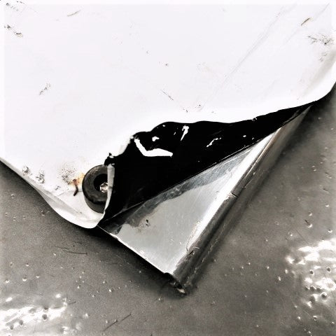 Used Freightliner Hinged Polished Door Kick Plate - P/N: A22-68682-018 (4897873035350)