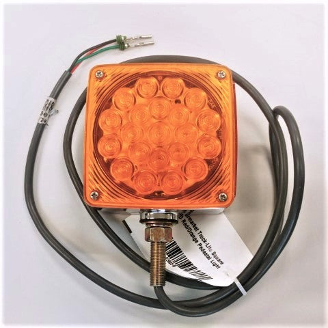 Aftermarket Truck-Lite Square LED Red/Orange Pedestal Light (4907440734294)