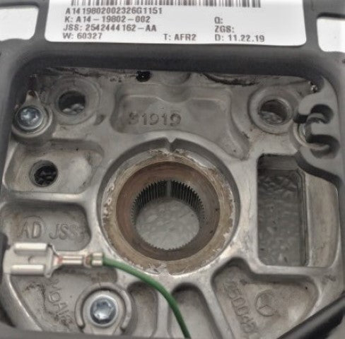 Freightliner Chrome Switch Leather Steering Wheel - P/N  A14-19802-002 (8005873041724)