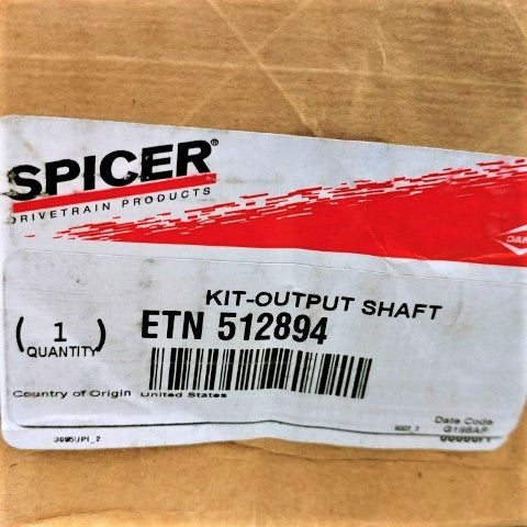 Spicer Output Shaft Kit - P/N: ETN 512894 (4915215368278)