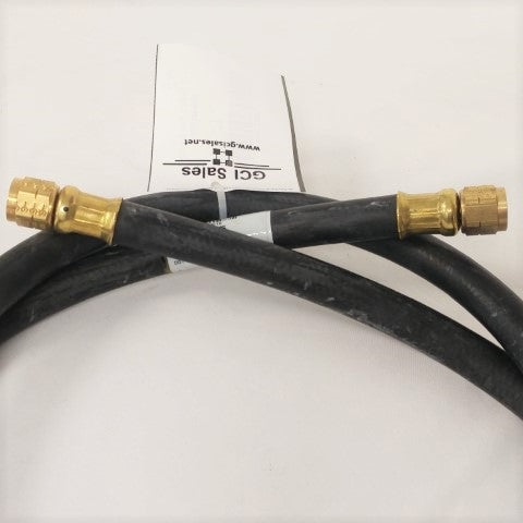 75" Parker 6 Fiber Braided Hose Assembly - P/N: 12-20822-075 (6642693242966)