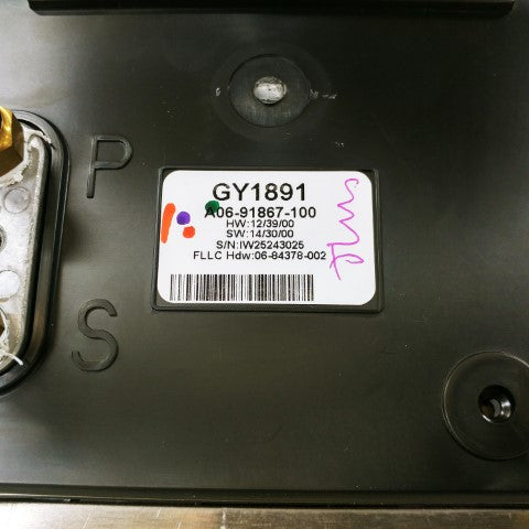 Western Star 5700 Dash Instrument Cluster--P/N: A06-91867-100, A22-71824-101 (3939790159958)