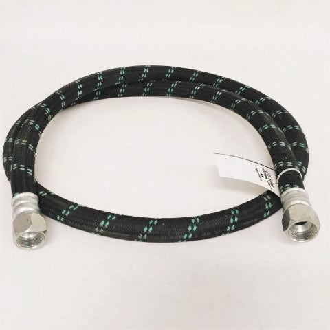 Used Parker 101" 213-16 Fiber/Steel Braided Hose w/ Swivel End Fittings (6643458146390)