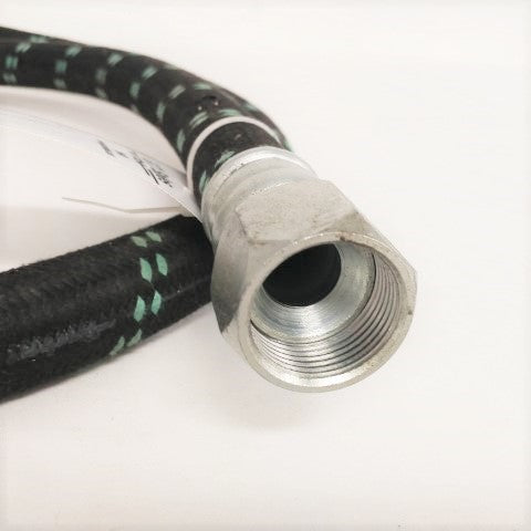 Used Parker 101" 213-16 Fiber/Steel Braided Hose w/ Swivel End Fittings (6643458146390)