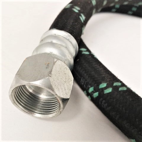 Used Parker 101" 213-16 Fiber/Steel Braided Hose w/ Swivel End Fittings (6643458146390)