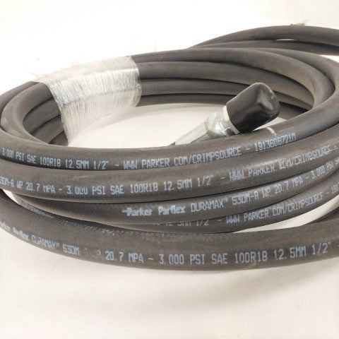 Parker Steering Crimp Pressure Line Hose Assembly - P/N: 14-16920-410 (6645384216662)