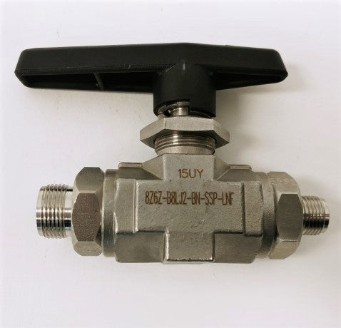 New Parker Stainless Inline 2-Way Ball Valve - 8Z6Z-B8LJ2-BN-SSP-LNF (4287058903126)