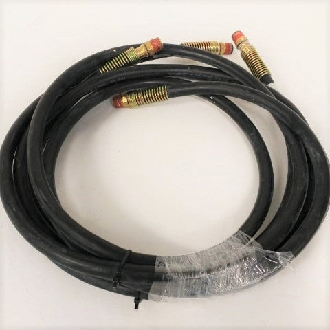 Used *Set of 2* Parker 144" Gladhand Air Line Hose - P/N: 12-20821-144 (6653573890134)