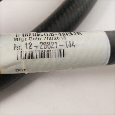 Used *Set of 2* Parker 144" Gladhand Air Line Hose - P/N: 12-20821-144 (6653573890134)