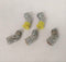Used Parker *Set of 5* NPT Male 45° Elbow-A-Lok Fitting - P/N: 10MVEL8N-S (6654196056150)